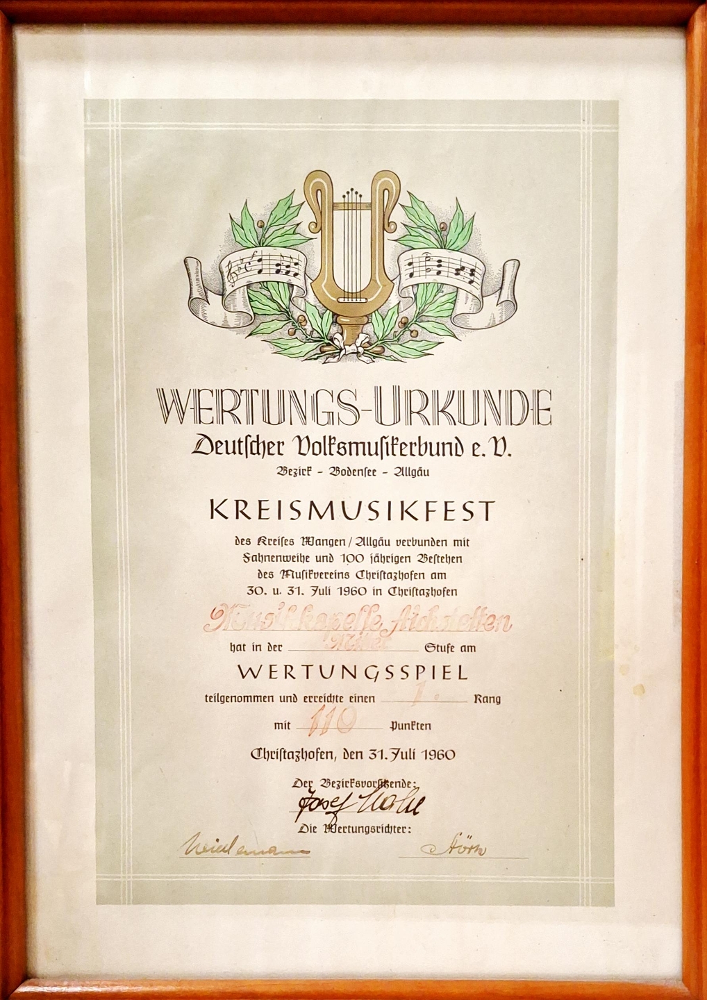 Christazhofen 1960